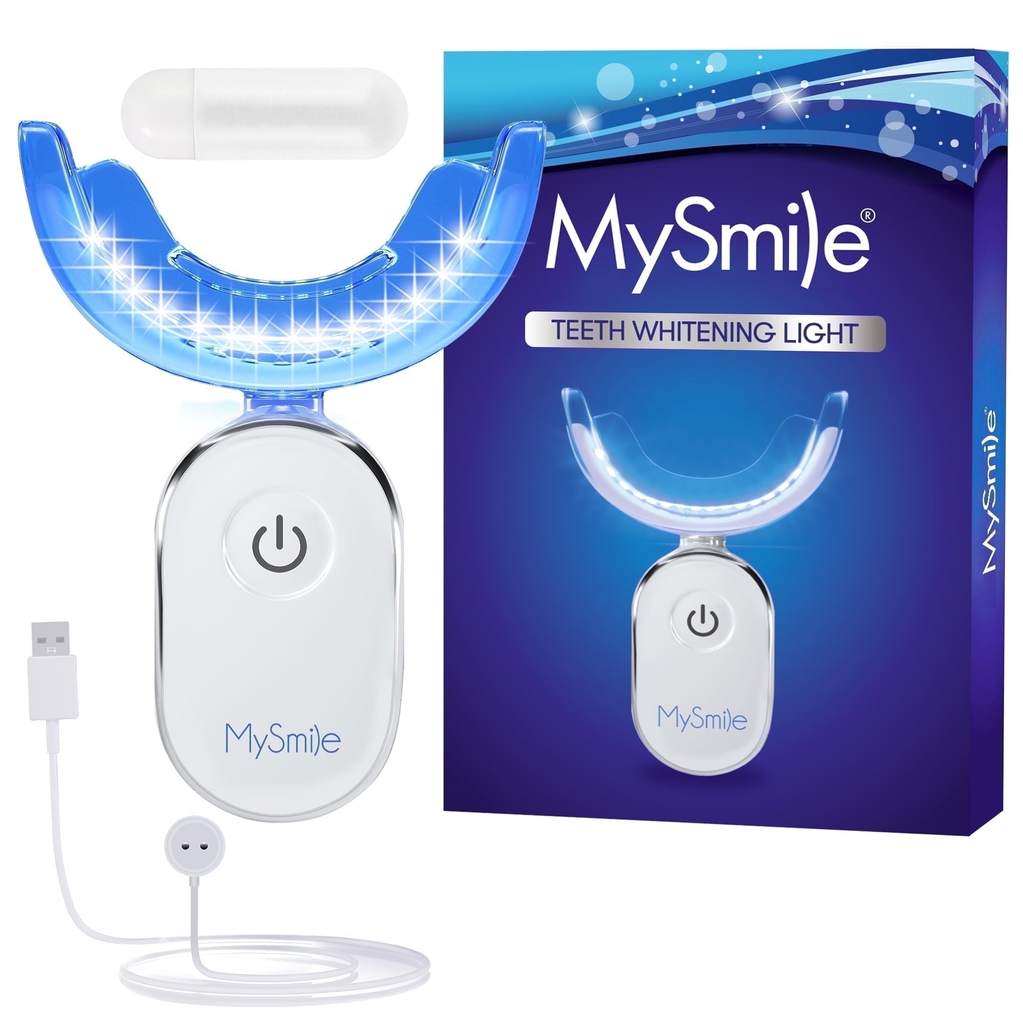 5-LED Teeth Whitening Light for Teeth Whitening Kit Accelerator with Teeth Whitening Tray Teeth Whitener, 10Min Smart Timer